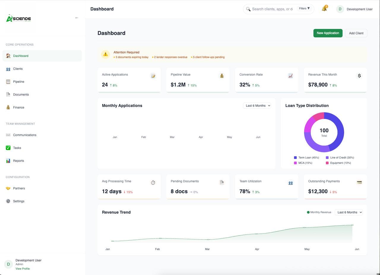 AI-Powered CRM Dashboard